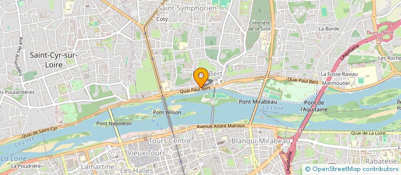 localisation de l'entreprise MADAME CECILE DELAROCHE  TOURS