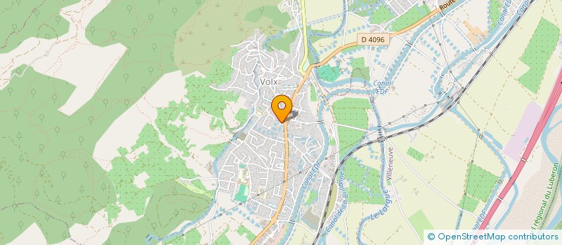 localisation de l'entreprise MADAME CECILE DELAUNE  VOLX