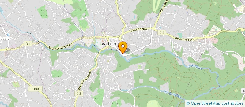 localisation de l'entreprise MADAME CECILE DELAYRE  VALBONNE