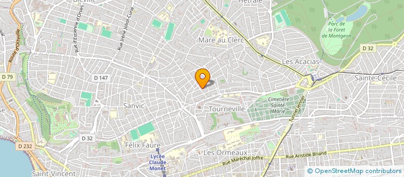 localisation de l'entreprise MADAME CECILE DELESTRE  LE HAVRE