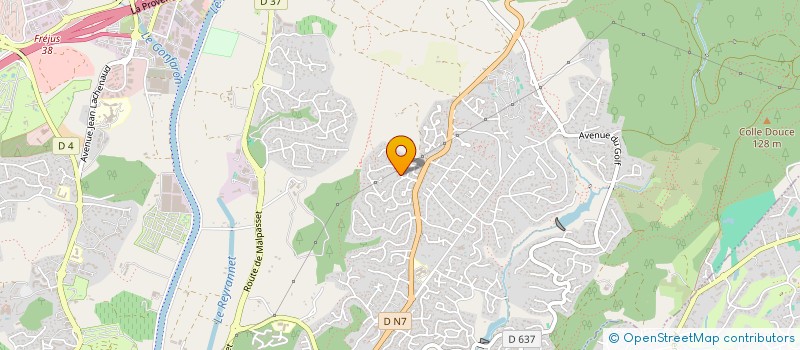 localisation de l'entreprise MADAME CECILE DELFINI à FREJUS