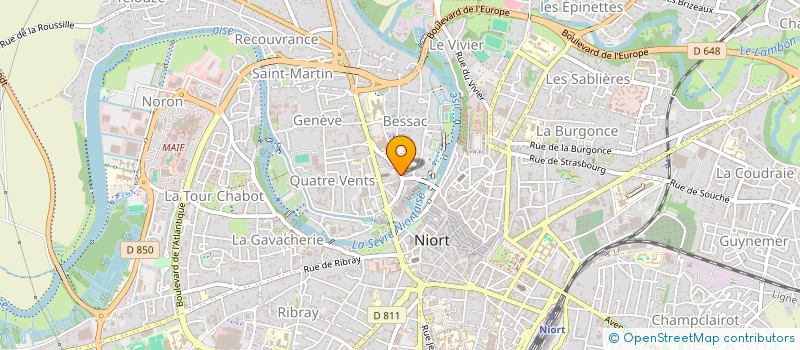 localisation de l'entreprise MADAME CECILE DELHOUMEAU à NIORT