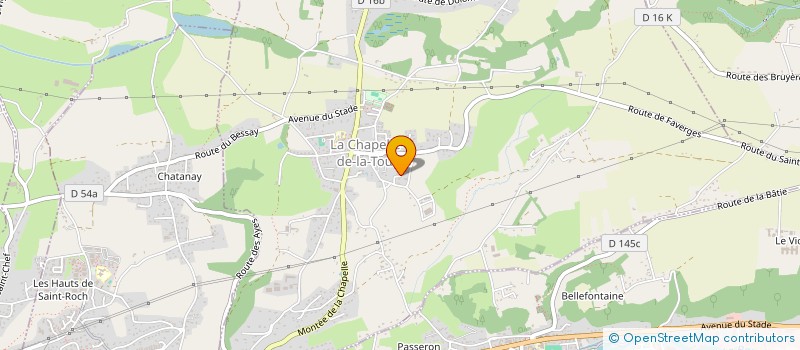 localisation de l'entreprise MADAME CECILE DELLA-ROSA  LA CHAPELLE-DE-LA-TOUR