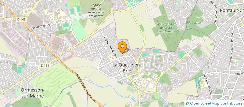 localisation de l'entreprise MADAME CECILE DELLATANA  LA QUEUE-EN-BRIE