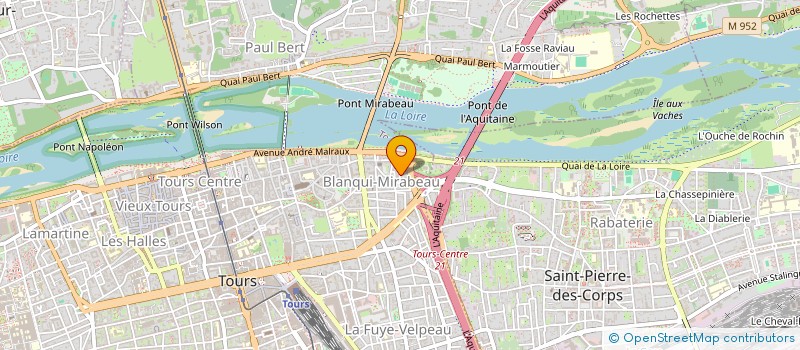 localisation de l'entreprise MADAME CECILE DELORME  TOURS