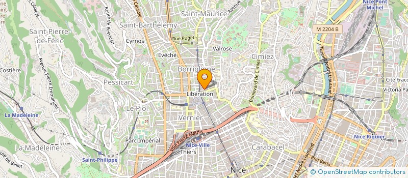 localisation de l'entreprise MADAME CECILE DEMICHELIS à NICE