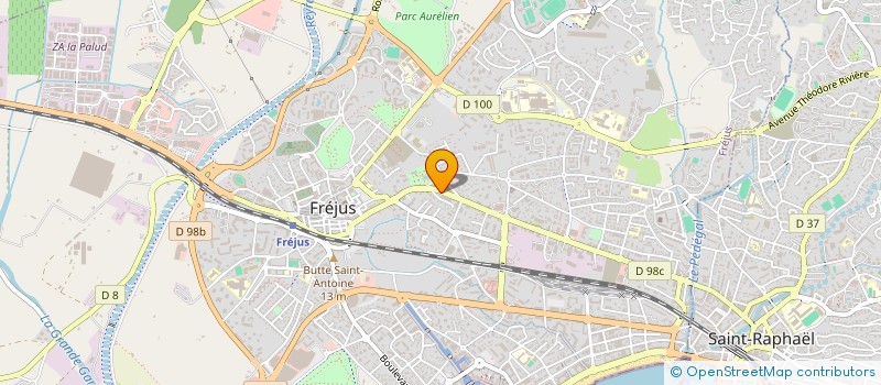 localisation de l'entreprise MADAME CECILE DEMOLLE  FREJUS
