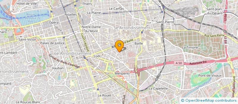 localisation de l'entreprise MADAME CECILE DEMOUSTIER à MARSEILLE