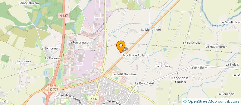 localisation de l'entreprise MADAME CECILE DENIEL  BAIN-DE-BRETAGNE