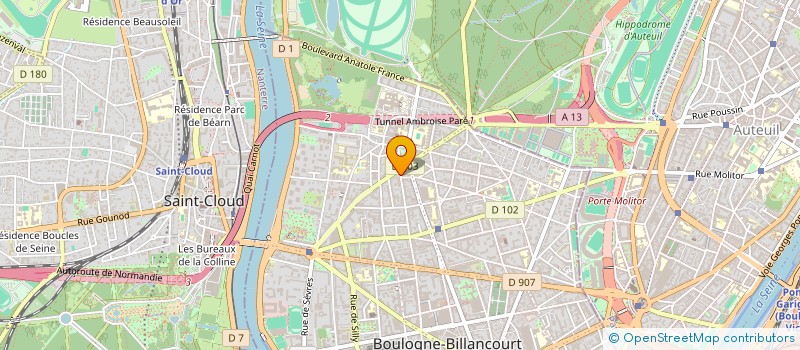 localisation de l'entreprise MADAME CECILE DENONCIN à BOULOGNE-BILLANCOURT