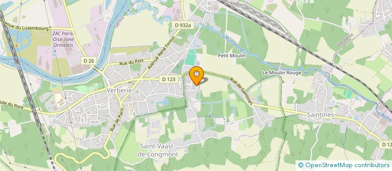 localisation de l'entreprise MADAME CECILE DENTINI  SAINT-VAAST-DE-LONGMONT