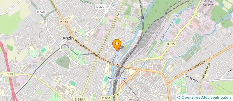 localisation de l'entreprise MADAME CECILE DEPOORTERE à VALENCIENNES