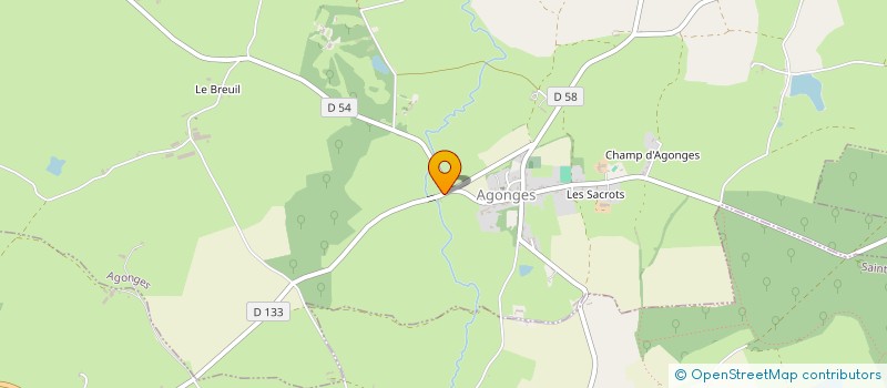 localisation de l'entreprise MADAME CECILE DESAMAIS  AGONGES