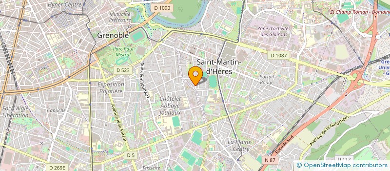 localisation de l'entreprise MADAME CECILE DESBOS  SAINT-MARTIN-D'HERES