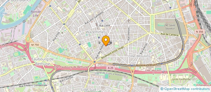 localisation de l'entreprise MADAME CECILE DESCAMPS à LILLE