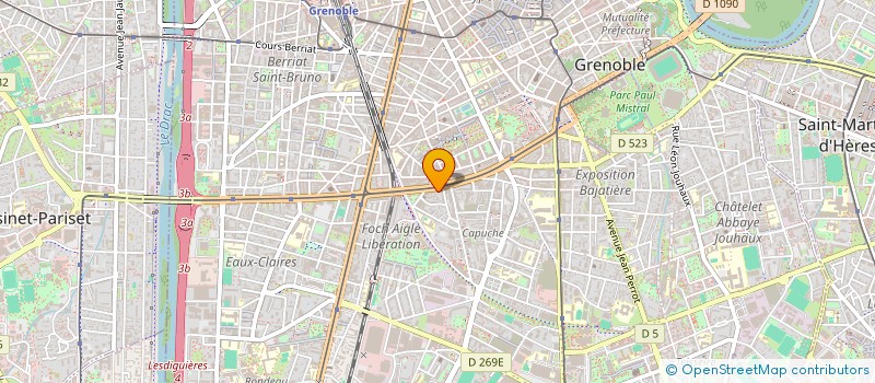 localisation de l'entreprise MADAME CECILE DESMOULINS à GRENOBLE