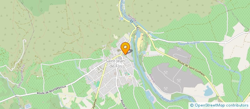 localisation de l'entreprise MADAME CECILE DESTAND  MONTPEYROUX