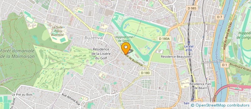 localisation de l'entreprise MADAME CECILE DESTOMBES à GARCHES