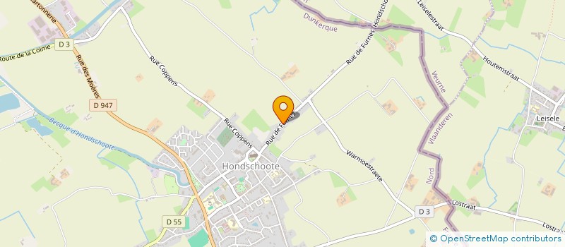 localisation de l'entreprise MADAME CECILE DESWARTE  HONDSCHOOTE