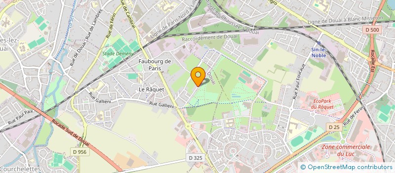 localisation de l'entreprise MADAME CECILE DEVRED  DOUAI