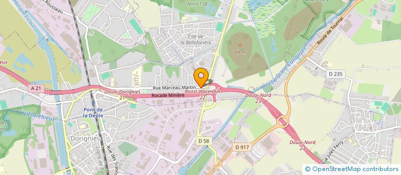 localisation de l'entreprise MADAME CECILE DHAINAUT  FLERS-EN-ESCREBIEUX