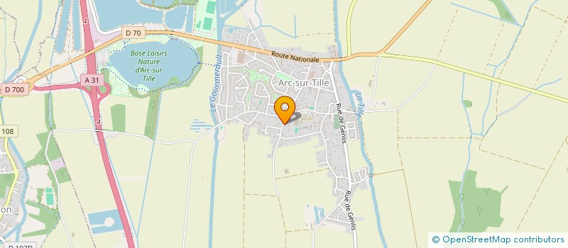 localisation de l'entreprise MADAME CECILE DIAS CALDAS  ARC-SUR-TILLE