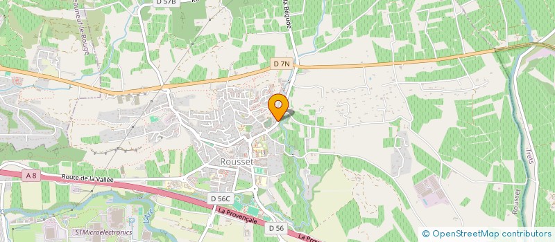 localisation de l'entreprise MADAME CECILE DIAVORINI  ROUSSET