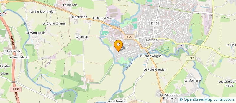 localisation de l'entreprise MADAME CECILE DIEHR à CHANTEPIE