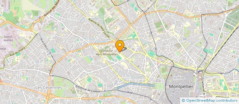 localisation de l'entreprise MADAME CECILE DINET à MONTPELLIER