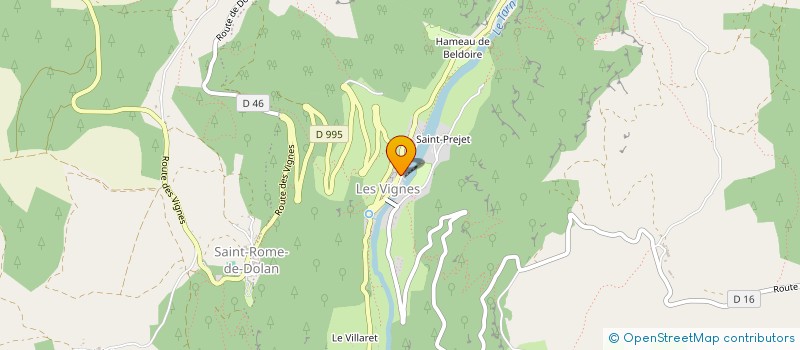 localisation de l'entreprise MADAME CECILE DOLEZ  LA MALENE