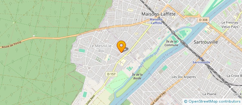 localisation de l'entreprise MADAME CECILE DOLLOT  LE MESNIL-LE-ROI