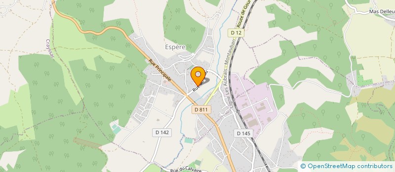 localisation de l'entreprise MADAME CECILE DOMPEYRE  ESPERE