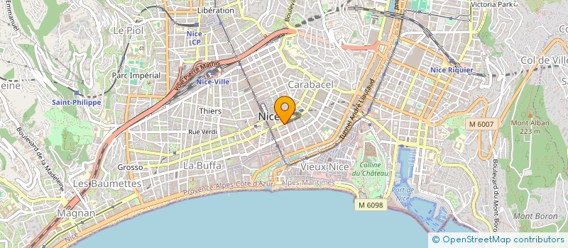 localisation de l'entreprise MADAME CECILE DONADIO à NICE