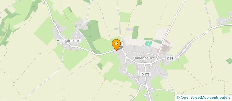localisation de l'entreprise MADAME CECILE DOREMUS  HALLENCOURT