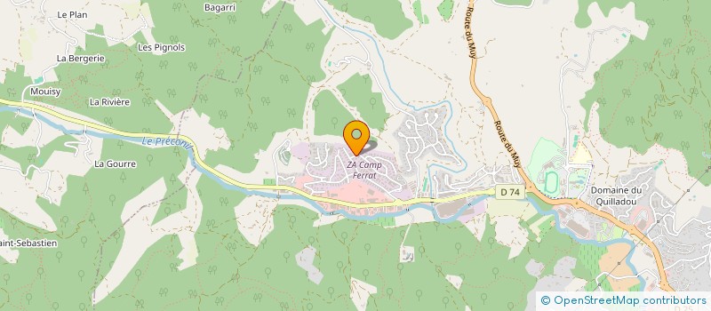 localisation de l'entreprise MADAME CECILE DORIAC  SAINTE-MAXIME