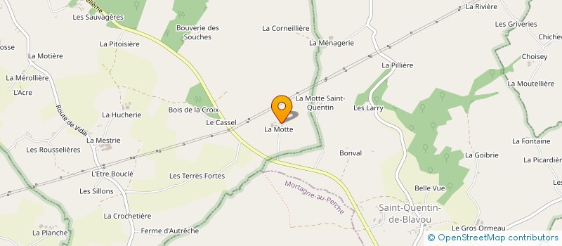 localisation de l'entreprise MADAME CECILE DOS PRAZERES à SAINT-LEGER-SUR-SARTHE