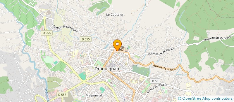 localisation de l'entreprise MADAME CECILE DOUEL  DRAGUIGNAN