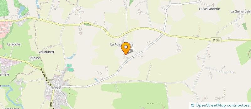 localisation de l'entreprise MADAME CECILE DOUESNEAU  BRECE