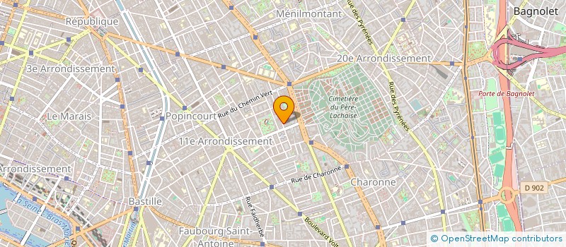 localisation de l'entreprise MADAME CECILE DOUVILLE  PARIS