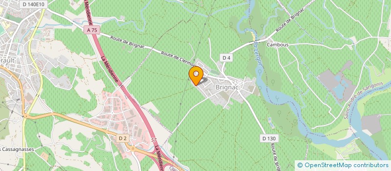 localisation de l'entreprise MADAME CECILE DOUZIECH  BRIGNAC