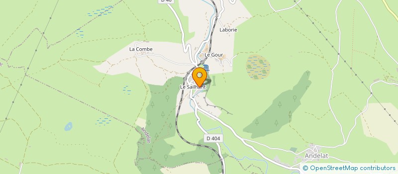 localisation de l'entreprise MADAME CECILE DUBOIS à ANDELAT