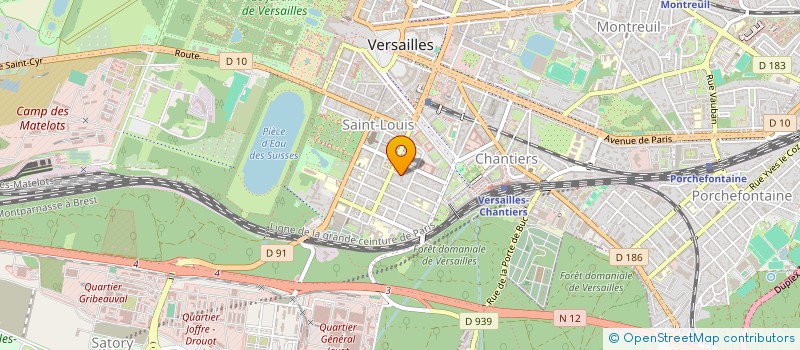 localisation de l'entreprise MADAME CECILE DUBOIS  VERSAILLES