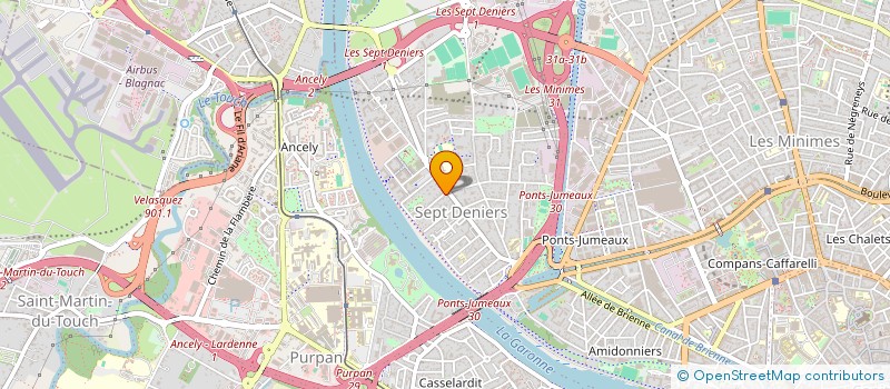 localisation de l'entreprise MADAME CECILE DUBOIS  TOULOUSE