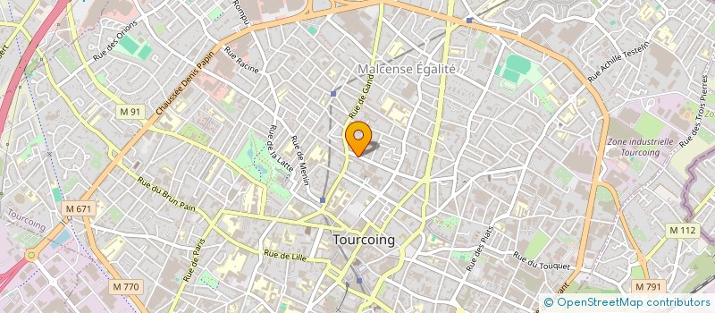 localisation de l'entreprise MADAME CECILE DUBOIS  TOURCOING