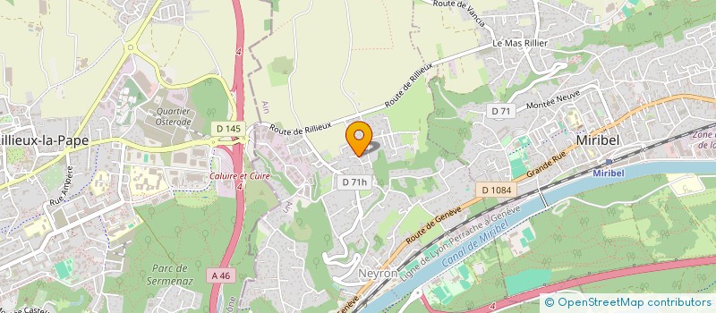 localisation de l'entreprise MADAME CECILE DUBOST à SAINT-MAURICE-DE-BEYNOST