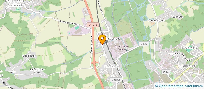 localisation de l'entreprise MADAME CECILE DUFOUR  RANTIGNY