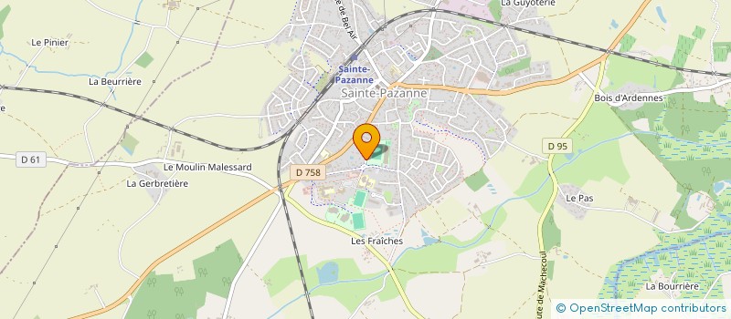 localisation de l'entreprise MADAME CECILE DUGUE à SAINTE-PAZANNE