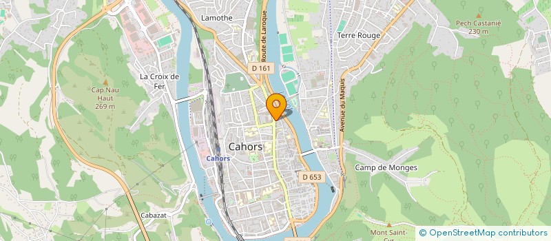 localisation de l'entreprise MADAME CECILE DUJARDIN  CAHORS