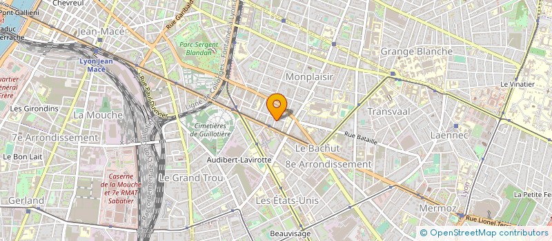 localisation de l'entreprise MADAME CECILE DUMONT  LYON