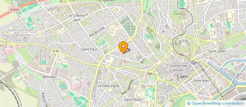 localisation de l'entreprise MADAME CECILE DUPETY à CAEN